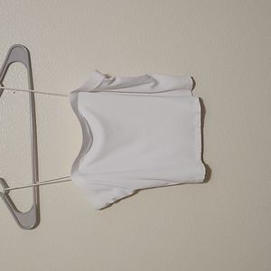Active Basic white crop top, size L
